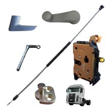 Kit maçaneta+cabo+fechadura+batent+manivela vw constellation