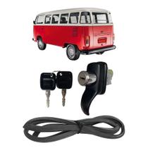 Kit Maçaneta Chave Borracha Tampa Motor Kombi Clipper 75/97