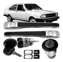 Kit Maçaneta + Cilindro Externa Passat 1977 a 1988 Cromado Kit Maçaneta + Cilindro Externa Passat 1977 a 1988 Cromado