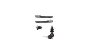 Kit maçaneta cilindro mesma chave porta passat cromado Kit maçaneta cilindro mesma chave porta passat cromado