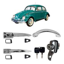Kit Maçaneta Externa Porta Motor Capô Chave Fusca 59 A 70 Kit Maçaneta Externa Porta Motor Capô Chave Fusca 59 A 70