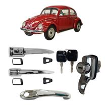 Kit Maçaneta Externa Porta Motor Capô Chave Fusca 71 A 76 Kit Maçaneta Externa Porta Motor Capô Chave Fusca 71 A 76