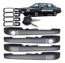 Kit Maçaneta Externa Santana Quantum 1984 1985 1986 1987 1988 1989 1990 Preto