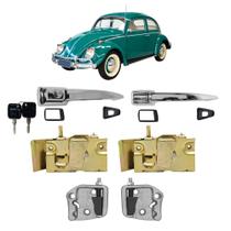 Kit Maçaneta Fechadura Batente Fusca 59 A 1976 Karmann Ghia Kit Maçaneta Fechadura Batente Fusca 59 A 1976 Karmann Ghia
