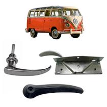 Kit Maçaneta Fechadura Porta Lateral Kombi Corujinha 57 / 75
