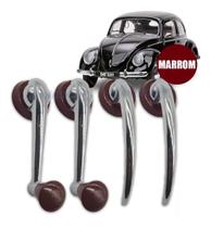 Kit Maçaneta Intern Manivela Roseta Marrom Fusca Karman Guia Kit Maçaneta Intern Manivela Roseta Marrom Fusca Karman Guia
