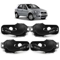 Kit Maçaneta Interna Dianteira E Traseira Palio De 96 A 07 - Kit / 4 F103
