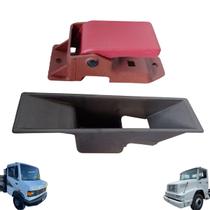 Kit maçaneta interna marrom+espelho mercedes atron/fpn/hpn Kit maçaneta interna marrom+espelho mercedes atron/fpn/hpn