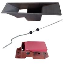 Kit maçaneta interna marrom+espelho mercedes atron/fpn/hpn Kit maçaneta interna marrom+espelho mercedes atron/fpn/hpn