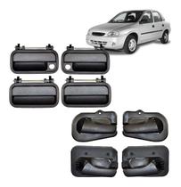 Kit Maçaneta Interna Porta Corsa 1994 a 1999 Classic até 2009 Cinza