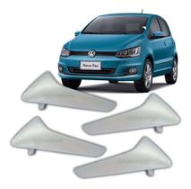 Kit Maçaneta Interna Porta Dianteira Traseira Fox Crossfox Spacefox Prata Kit Maçaneta Interna Porta Dianteira Traseira Fox Crossfox Spacefox Prata