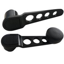 KIT Maçaneta + Manivela Vidro Esportiva Pto Fusca