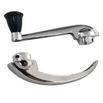 KIT Maçaneta + Manivela Vidro Fusca 77 Kombi Ghia