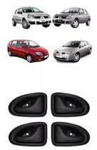 Kit Maçaneta Puxador Gatilho Porta Clio Scenic Megane Preto Kit Maçaneta Puxador Gatilho Porta Clio Scenic Megane Preto