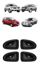 Kit Maçaneta Puxador Gatilho Porta Clio Scenic Megane Preto Kit Maçaneta Puxador Gatilho Porta Clio Scenic Megane Preto