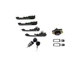 Kit maçanetas e cilindros santana g2 versailles cor cromado Kit maçanetas e cilindros santana g2 versailles cor cromado