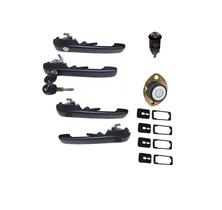 Kit maçanetas e cilindros santana g2 versailles cor preto