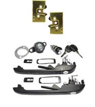 Kit maçanetas fechaduras e cilindros santana g1 85 á 91