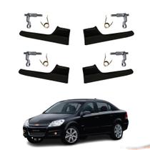 Kit Maçanetas Interna Preta Gatilho 4 Portas Vectra 05 A 11 - UN / 4 F103