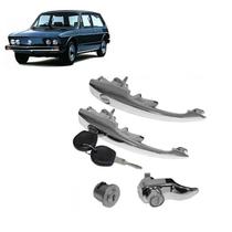 Kit Maçanetas Variant 2 Brasília Após 1977 Cromado Kit Maçanetas Variant 2 Brasília Após 1977 Cromado