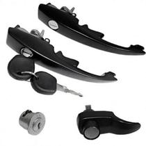 Kit Maçanetas Variant 2 Brasília Após 1977 Preto