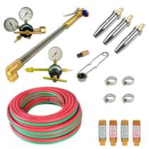 Kit Maçarico de Corte Oxigênio/GLP 45Kg com 17 Peças