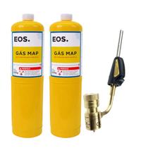 Kit Maçarico Portário Com Carga Mapp Maçarico Eos