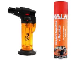 Kit Maçarico Portatil MKP1300 Kala + Refil de Gás Para Isqueiros