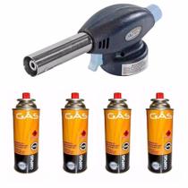 Kit Maçarico Portátil Western Com 4 Refís Ntk Kit Maçarico Portátil Western Com 4 Refís Ntk