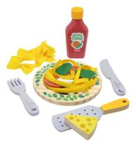 Kit Macarronada De Madeira Coleção Comidinhas New Art Toys