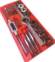 Kit Macho E Tarracha Jogo 20 Peças Profissional Aço GRC15 - Lee Tools