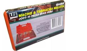 Kit Macho Tarraxa Cossinete Para Fazer Rosca 40 Pçs Serie Ouro