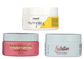 Kit Macpaul Cronograma Capilar - 3 itens Hidratação , Nutrição e Reconstrução Capilar