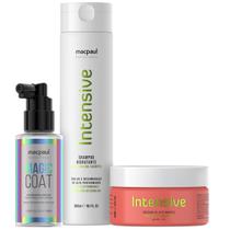 Kit Macpaul Shampoo,Máscara Intensive e Magic Coat (3 Itens)