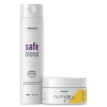 Kit Macpaul Shampoo Safe Blond e Mascara Nutriplex (2 Itens)