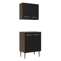 Kit Madesa Emilly 4 Portas com Armário Aéreo e Balcão Kit Madesa Emilly 4 Portas com Armário Aéreo e Balcão