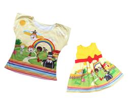 Kit Mãe e Filha Mundo Bita Fazendinha Juvenil