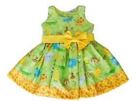 Kit Mãe e Filha Safari Verde Infantil