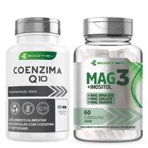 Kit Mag3 Dimalato Taurato Quelato + Coenzima Q10 Ubiquinol 120Cáps Kit Mag3 Dimalato Taurato Quelato + Coenzima Q10 Ubiquinol 120Cáps