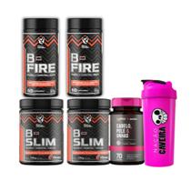 Kit Maga e Linda (1x B Fire 1x B Slim + 1x Cabelo, pele e unha + Coqueteleira) Kit Maga e Linda (1x B Fire 1x B Slim + 1x Cabelo, pele e unha + Coqueteleira)