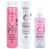 Kit Magia de Unicórnio Sh + Condic + Body Forever Liss