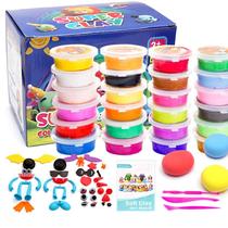 Kit Magic Clay com 24 cores e acessórios para crianças Kit Magic Clay com 24 cores e acessórios para crianças