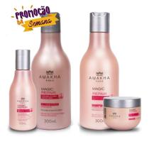 Kit Magic Repair Shampoo + Condicionador + Mascara Condicionante E Finalizador Multifuncional 10 Em 1 Amakha Paris Kit Magic Repair Shampoo + Condicionador + Mascara Condicionante E Finalizador Multifuncional 10 Em 1 Amakha Paris