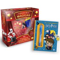 Kit Mágica para Crianças com Harry Potter - 2 livros - Acompanha Caneta Mágica