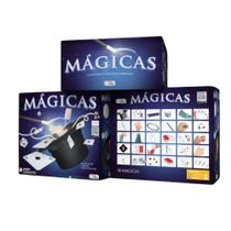 Kit Mágicas Melhores Truques para Surpreender 30 Truques Cartola e Varinha Pais e Filhos - 7282-1
