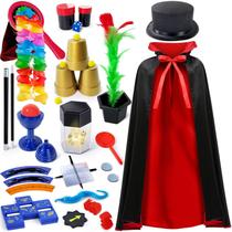Kit mágico PATIFEED Kids com fantasia de mágico de 6 a 12 anos e 6 anos
