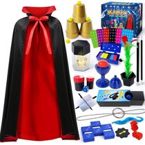 Kit mágico PATIFEED Magic Set com fantasia de mágico para crianças de 6 a 8 anos