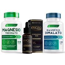 Kit Magnesio Treonato Dimalato Coenzima Q10 200mg Gotas Sublingual Ecomev Kit Magnesio Treonato Dimalato Coenzima Q10 200mg Gotas Sublingual Ecomev