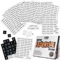 Kit Magnet Words Rayliad Essential com 763 palavras e 24 pontuações