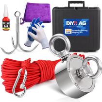Kit magnético de pesca DIYMAG 363 kg de força de tração com acessórios Kit magnético de pesca DIYMAG 363 kg de força de tração com acessórios